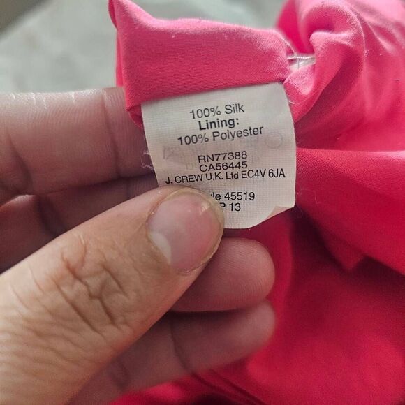 Madewell Silk A Line Dress Women's Size 6 - Picture 7 of 7